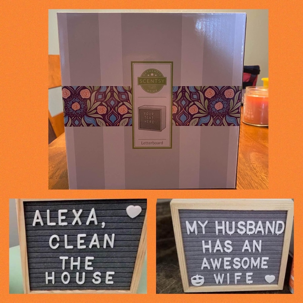 Brand New Scentsy Letterboard Warmer